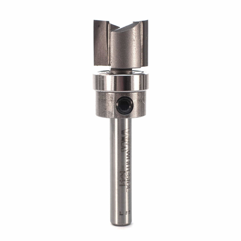 Bearing Template Router Bit - Shank:1/4" - Diameter:5/8" - Cutting Length:1/2"